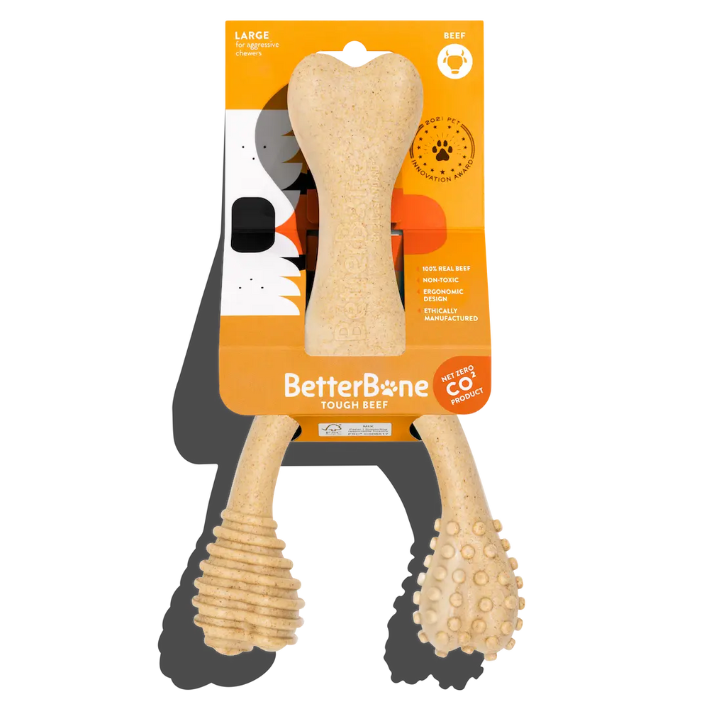 
                  
                    BetterBone TOUGH — Sustainable All-Natural Dental Cleaning Chew for Superchewer Dogs & Puppies by The Better Bone Natural Dog Bone
                  
                