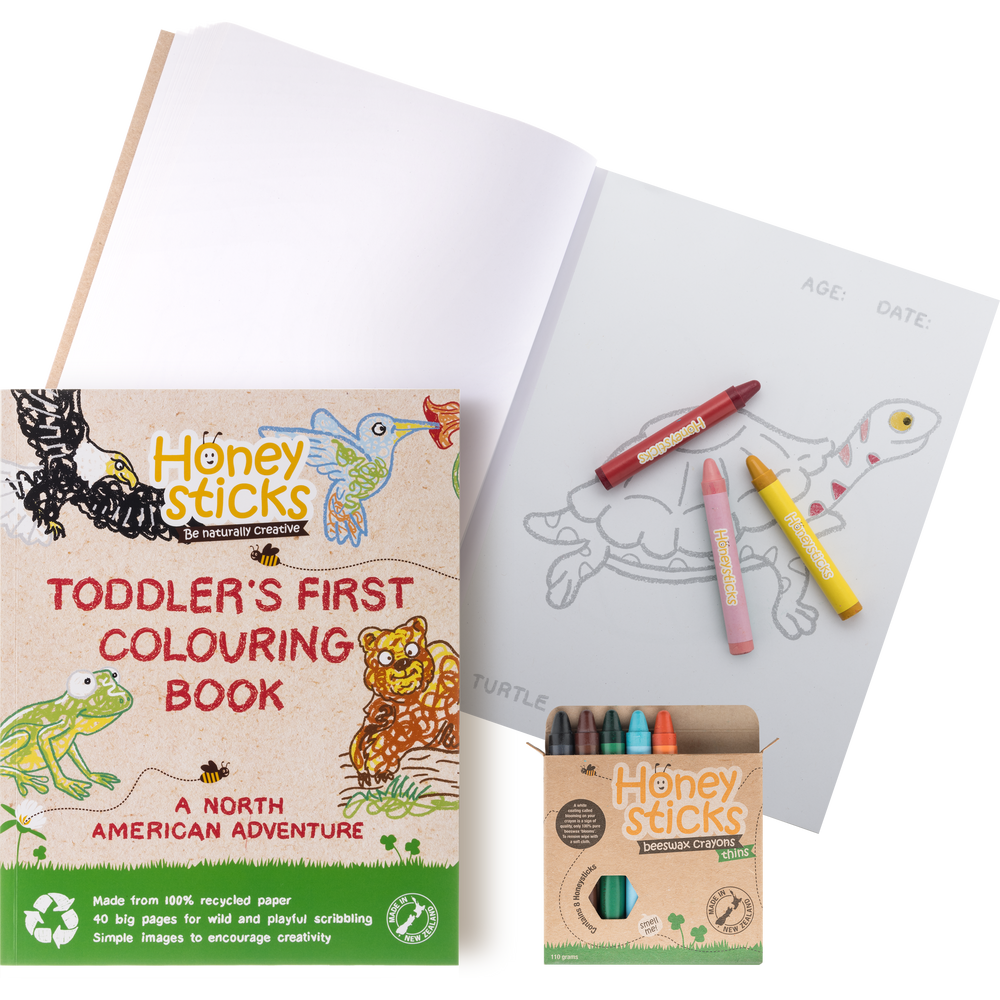
                  
                    North American Book + Thins Coloring Set by Honeysticks USA
                  
                