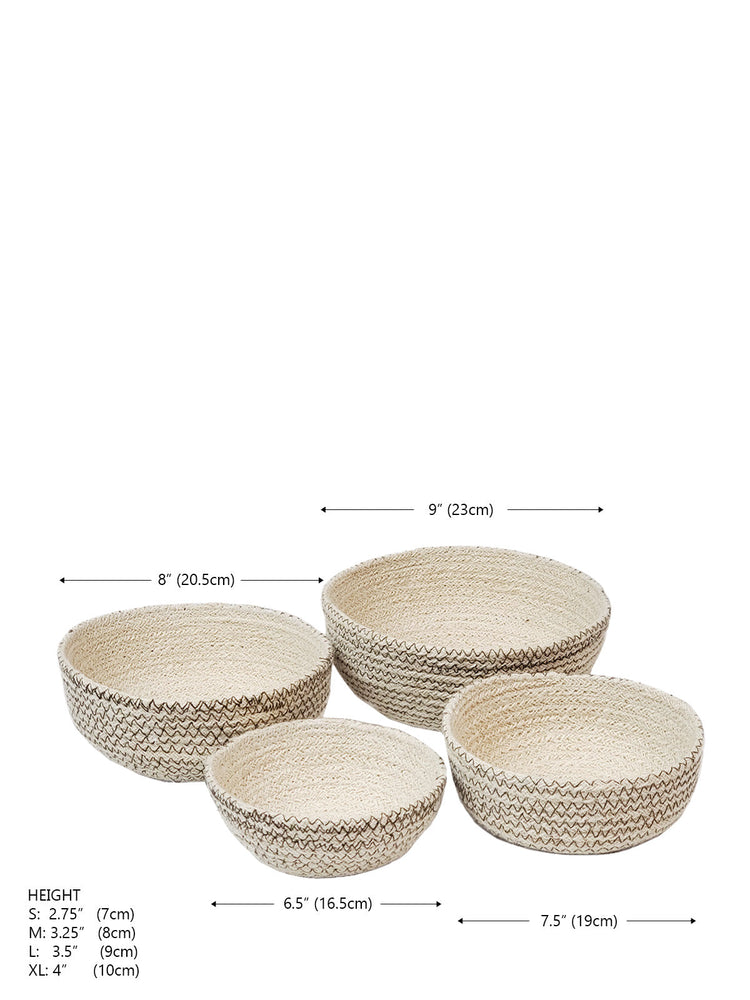 
                  
                    Amari  Round Bowl - Brown (Set of 4) by KORISSA
                  
                