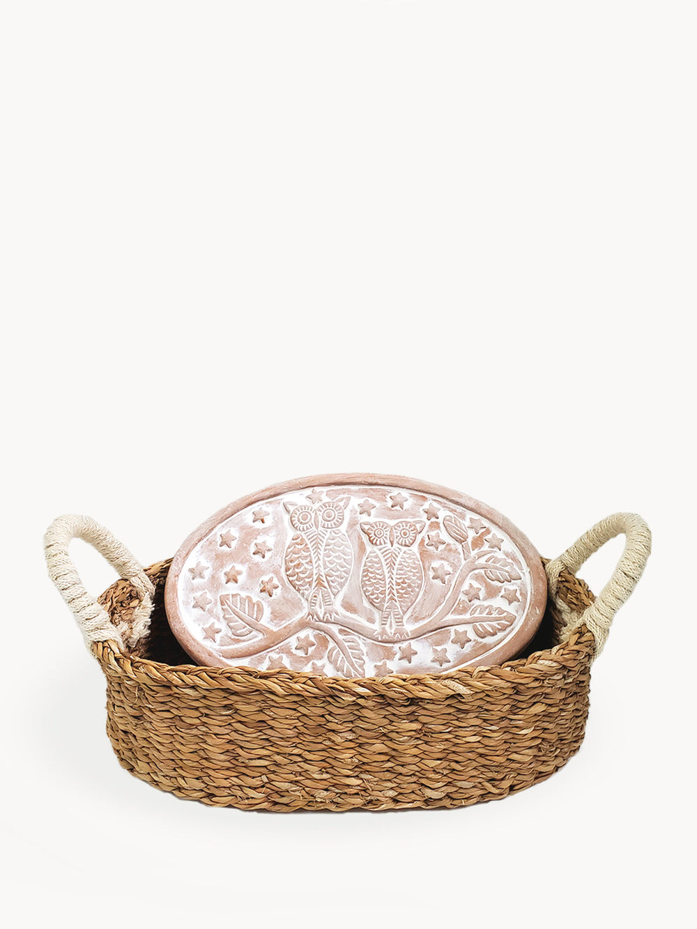 Bread Warmer & Basket - Owl Oval by KORISSA