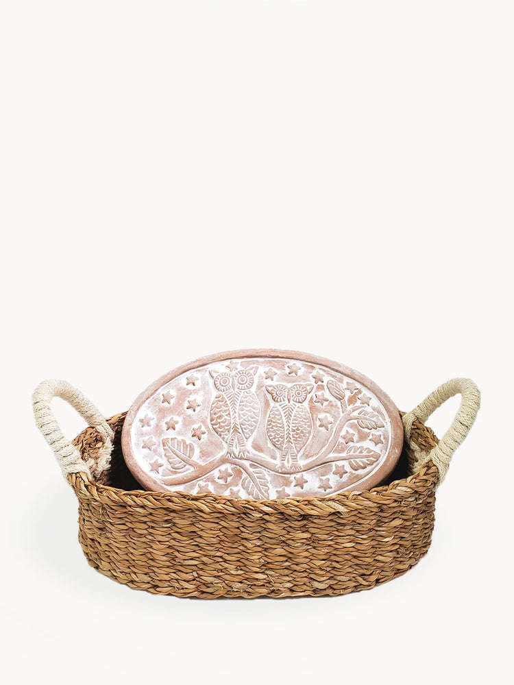 
                  
                    Bread Warmer & Basket - Owl Oval by KORISSA
                  
                