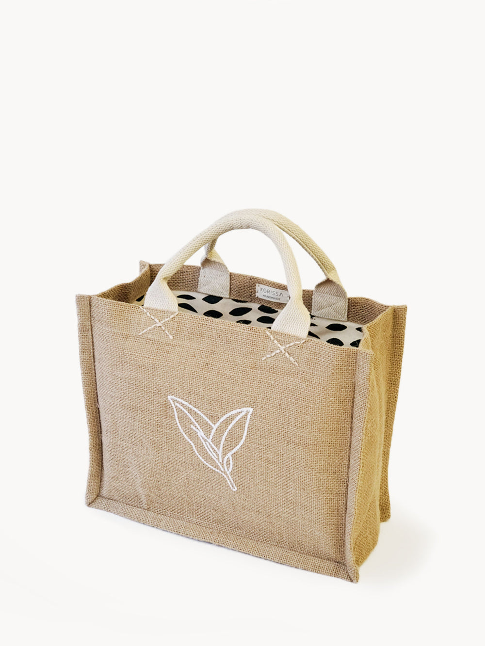 Jute Canvas Gift Bag - Nature by KORISSA