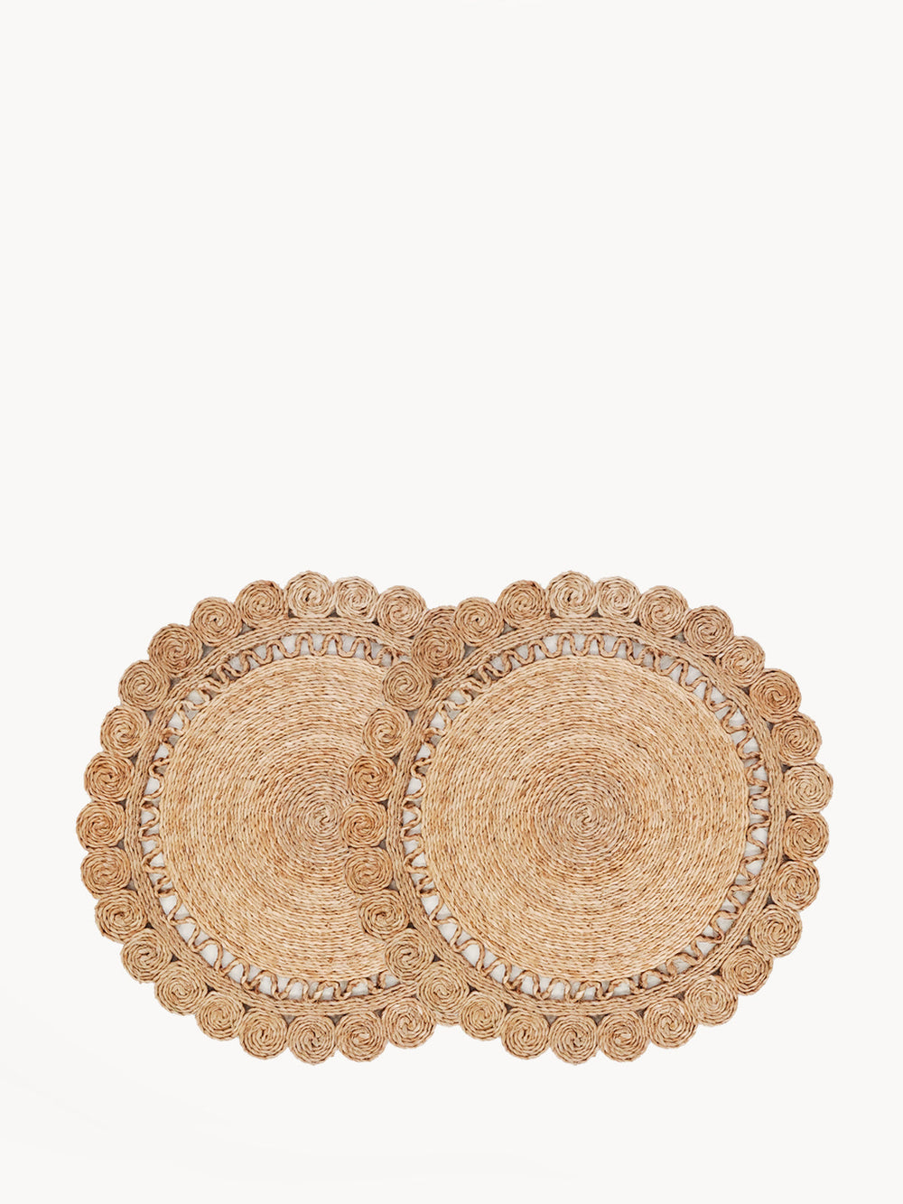 Jute Flower Placemat (Set of 2) by KORISSA