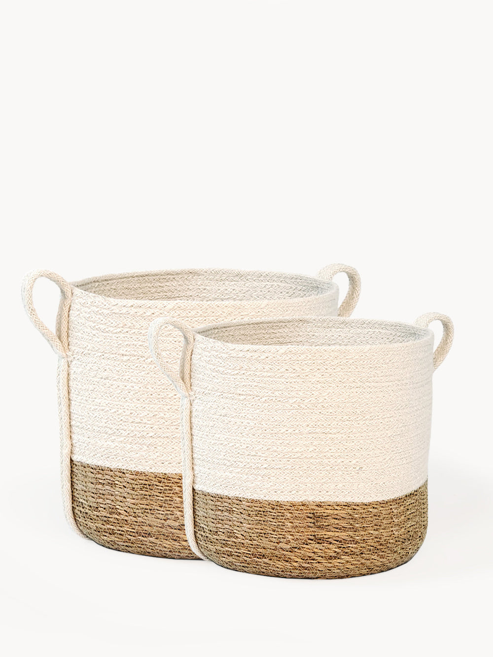 Savar Basket with Side Handle by KORISSA