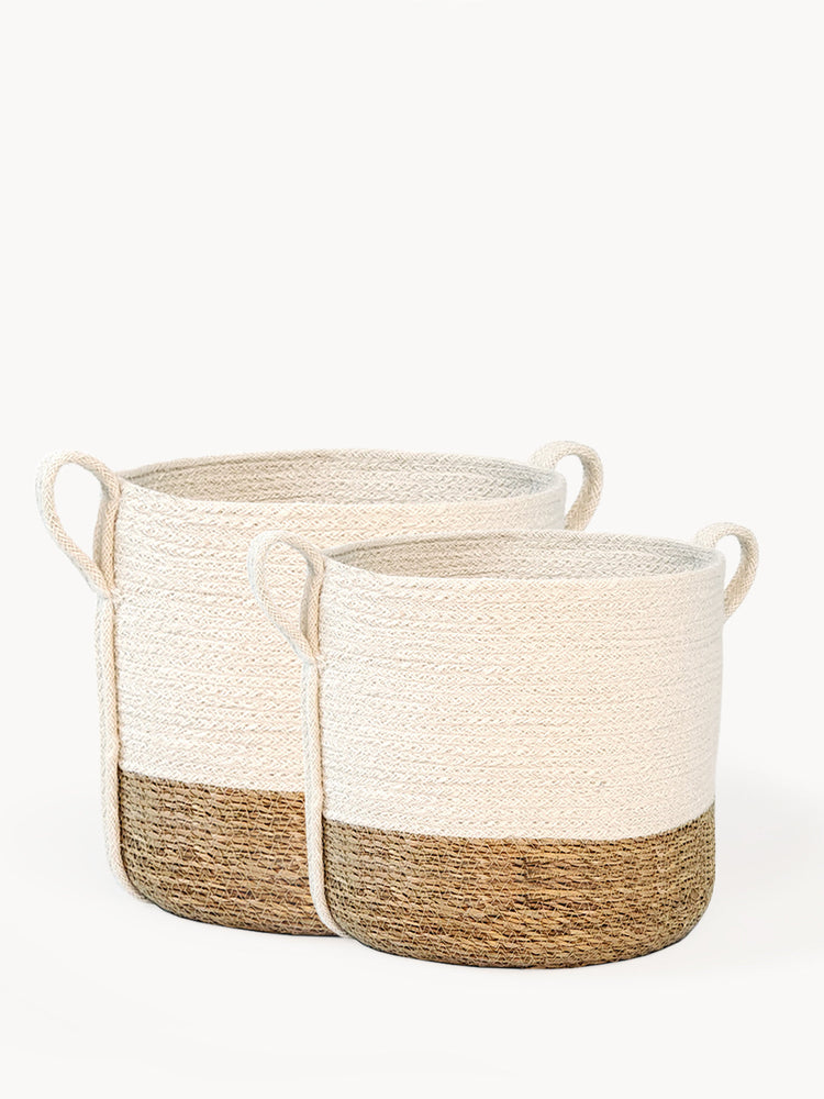 
                  
                    Savar Basket with Side Handle by KORISSA
                  
                