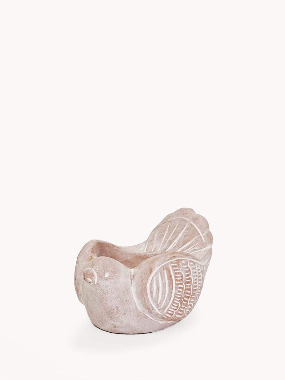 Terracotta Tea Light Candle Holder - Bird by KORISSA