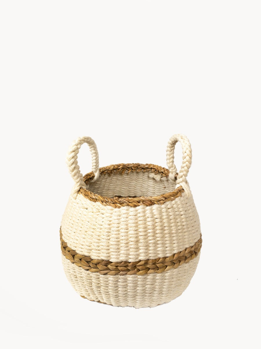 Ula Blanco Basket by KORISSA