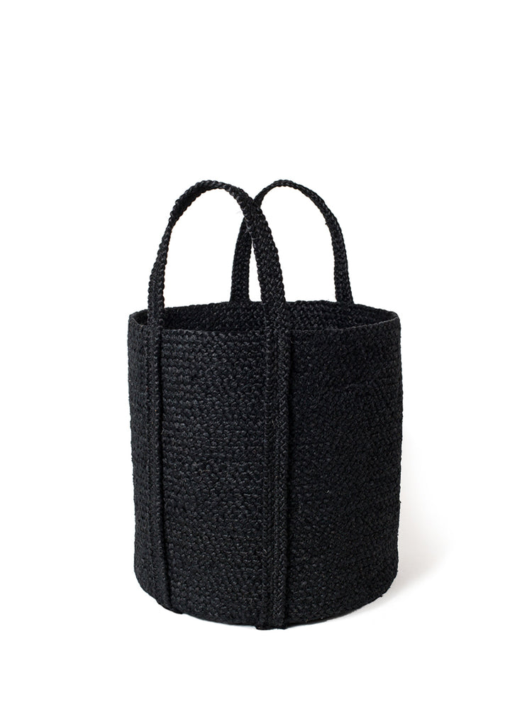 
                  
                    Kata Basket with handle - Black by KORISSA
                  
                