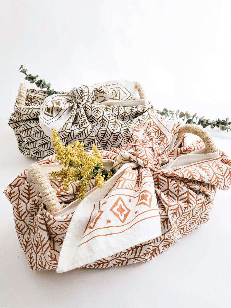 
                  
                    Bread Warmer & Basket Gift Set with Tea Towel - Flower by KORISSA
                  
                