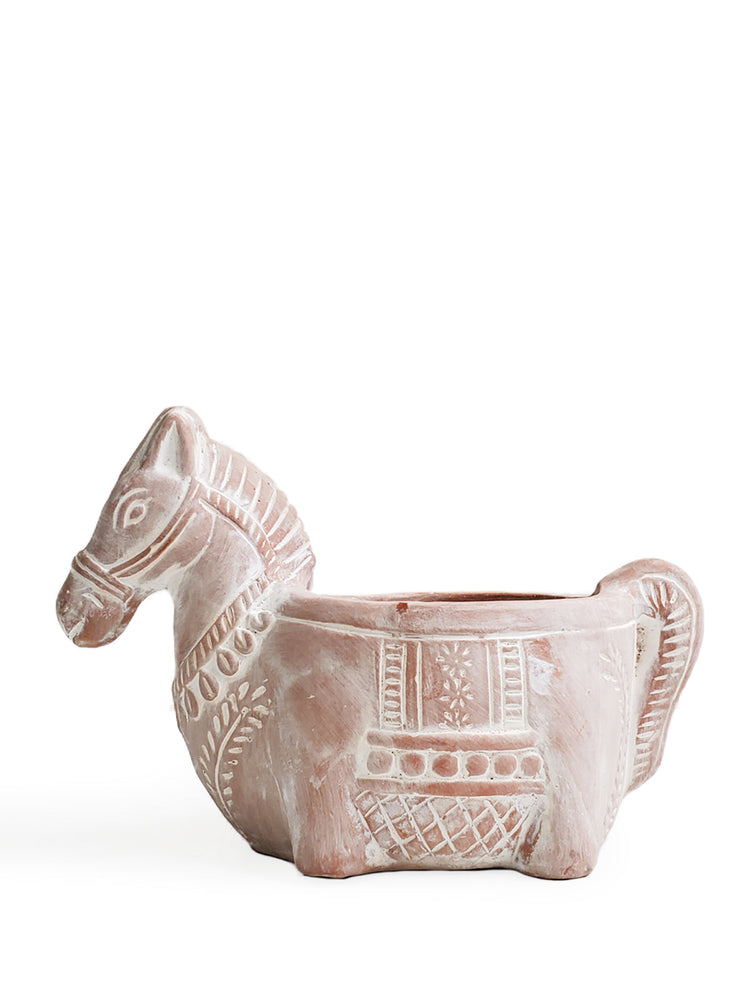 
                  
                    Terracotta Pot - Horse by KORISSA
                  
                