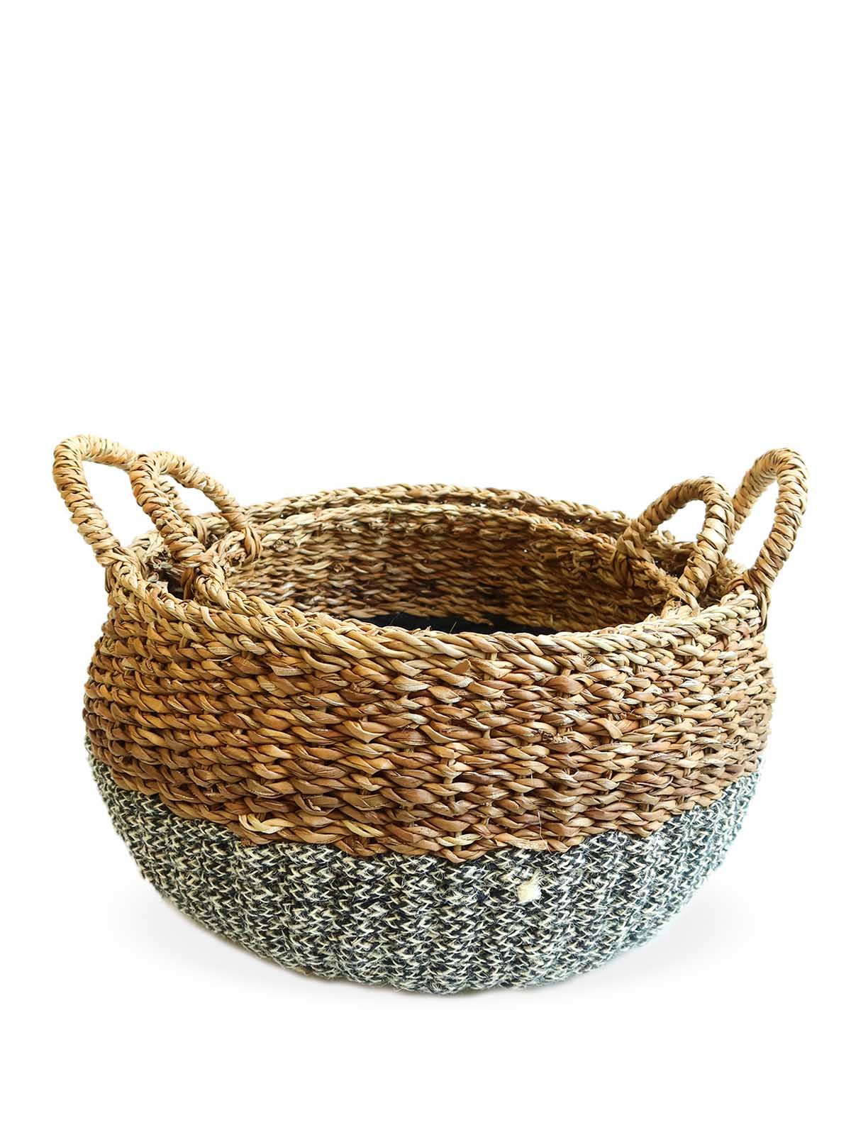 
                  
                    Ula Floor Basket - Black by KORISSA
                  
                