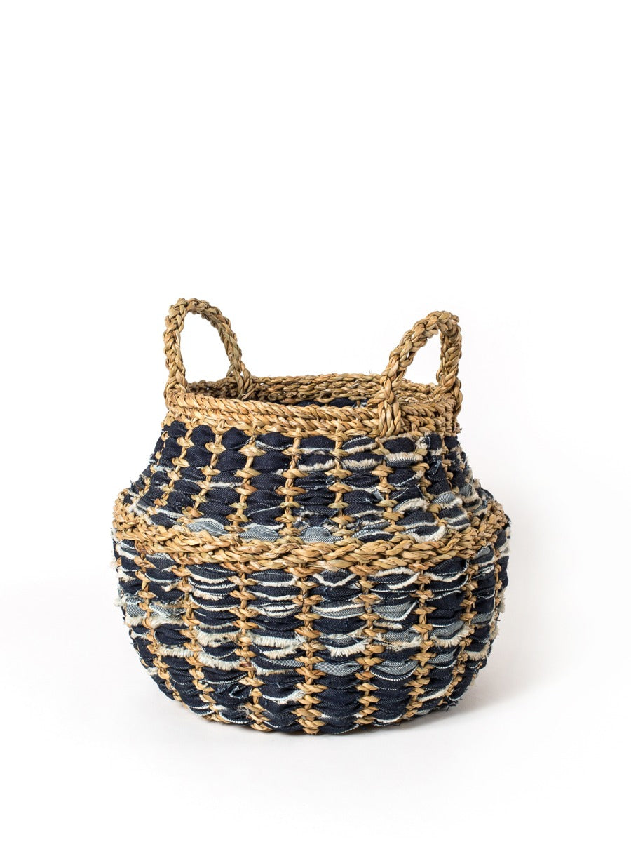 
                  
                    Daya Denim Foldable Basket by KORISSA
                  
                