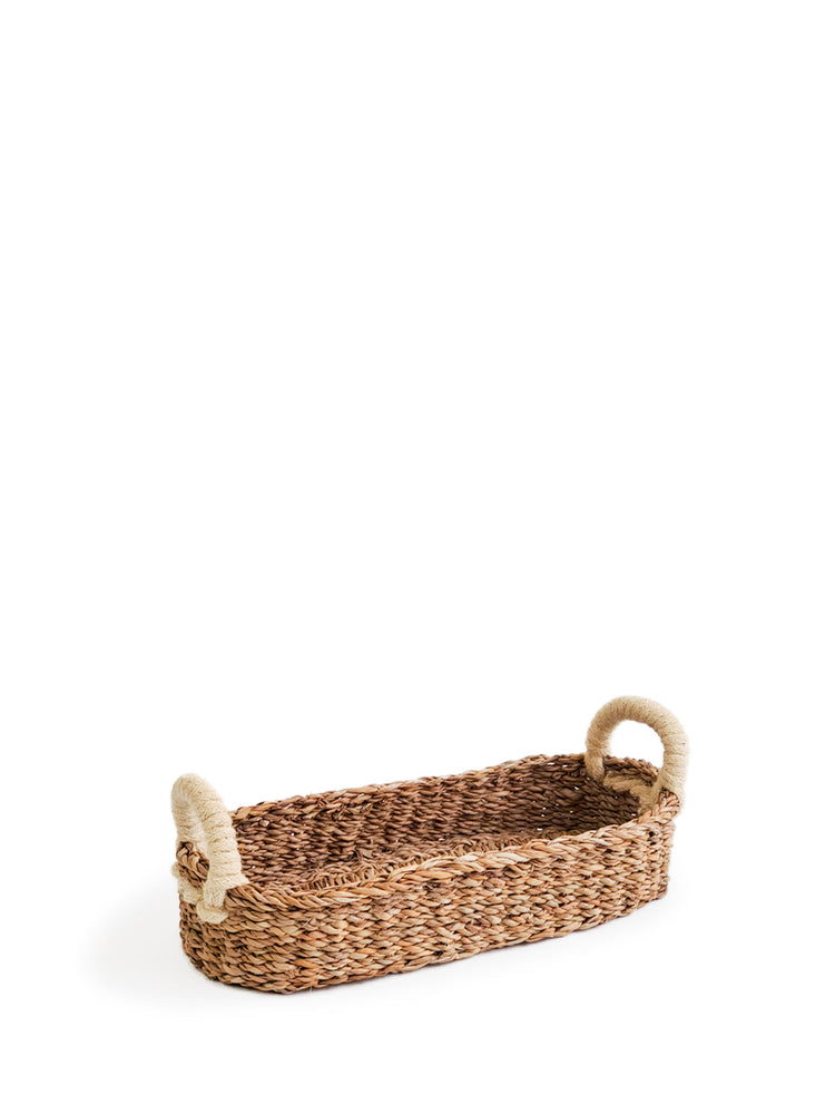 
                  
                    Savar Bread Basket with White Handle by KORISSA
                  
                