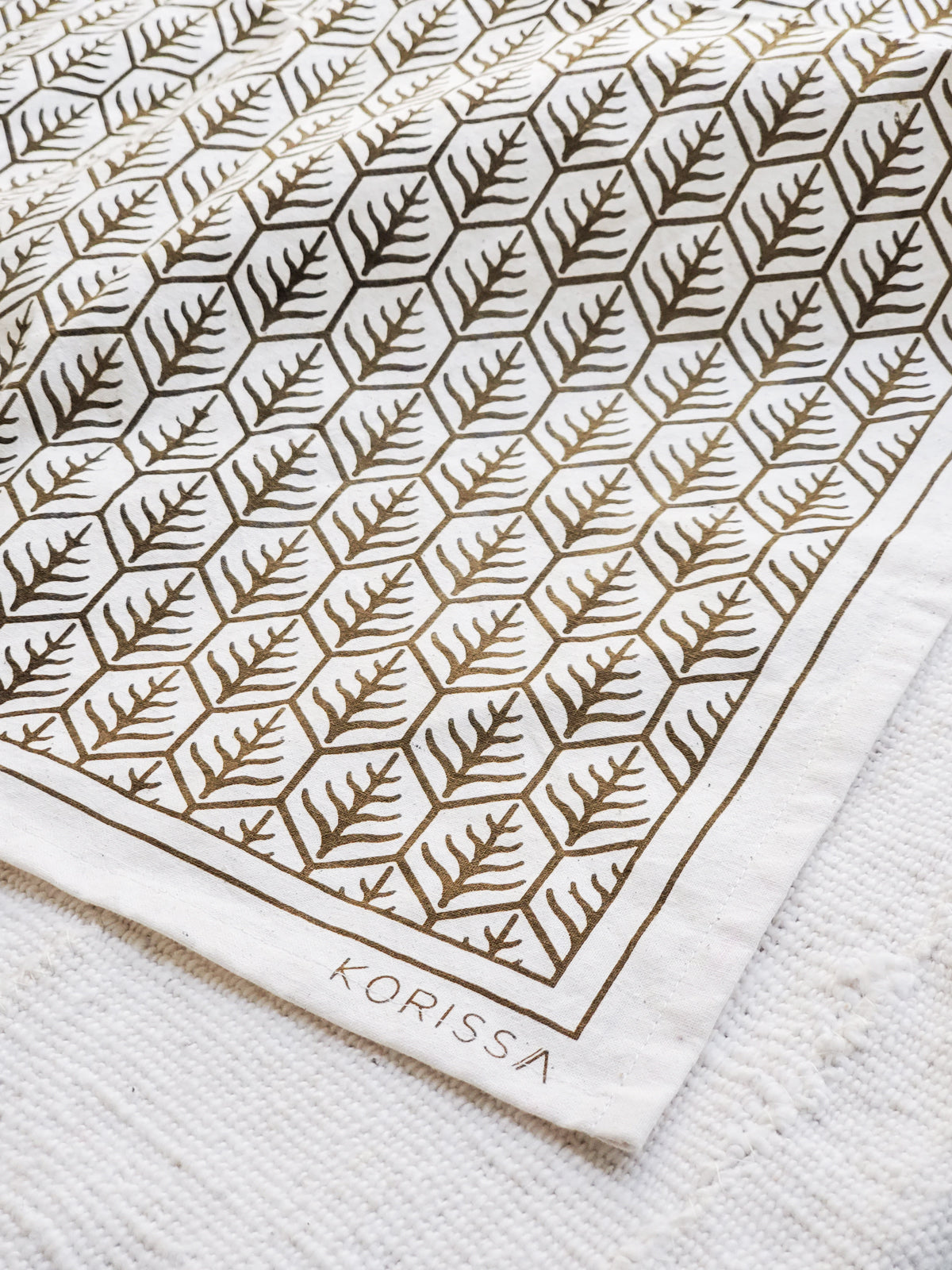 
                  
                    Hand Screen Printed Tea Towel - Set of 2 by KORISSA
                  
                