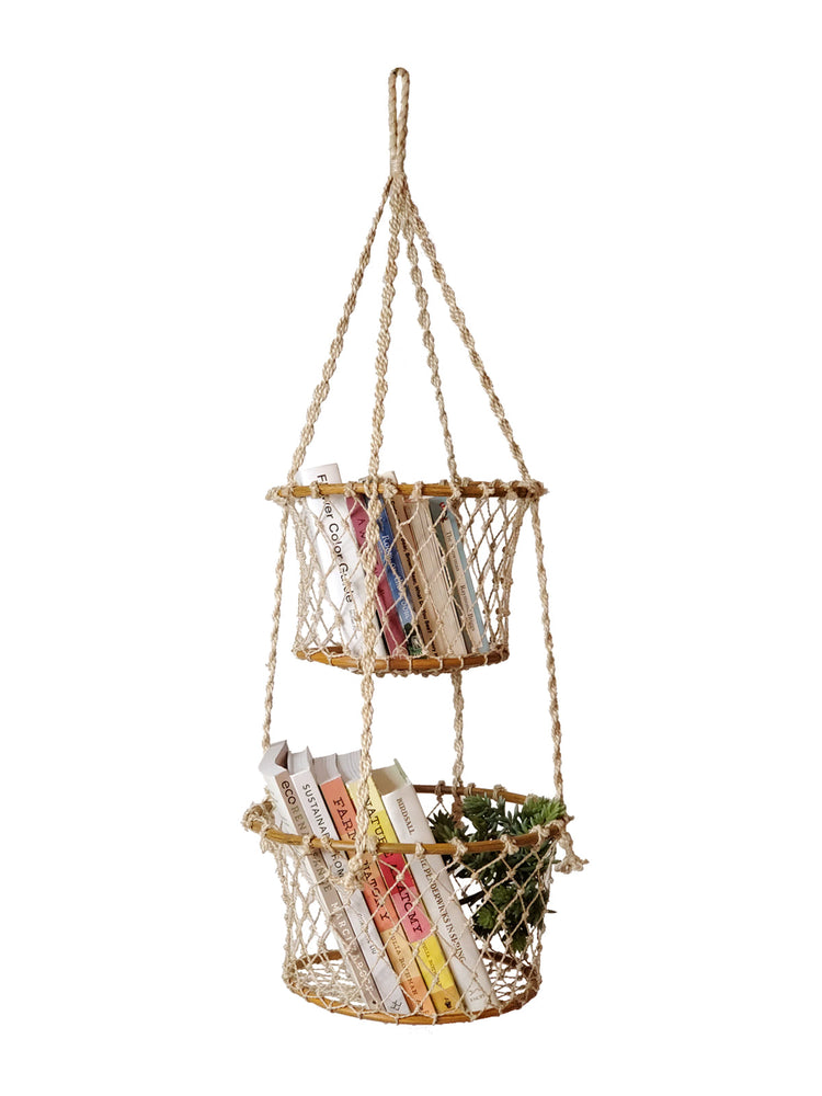 
                  
                    Jhuri Double Hanging Basket by KORISSA
                  
                