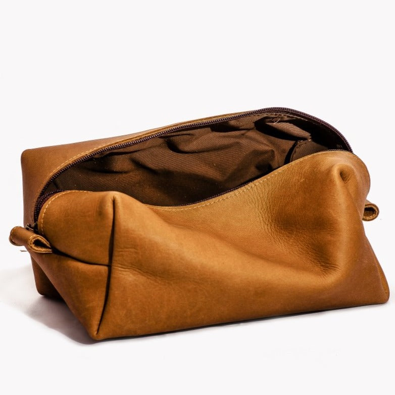 
                  
                    Dopp Kit in Camel by SutiSana
                  
                