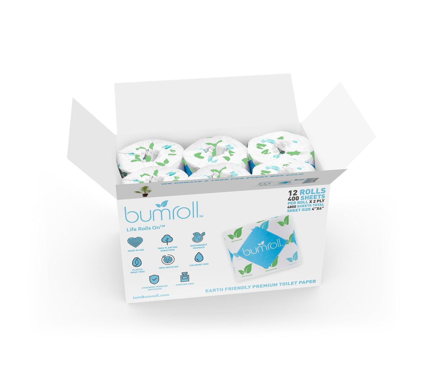 
                  
                    Bumroll 100% Recycled Premium Toilet Paper by Join Bumroll
                  
                