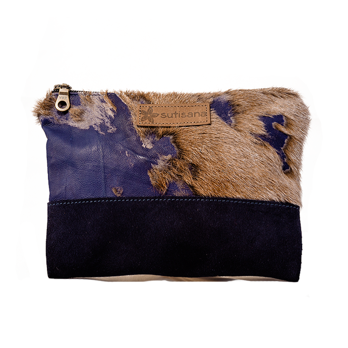 Funky Cowhide Pouchlet by SutiSana