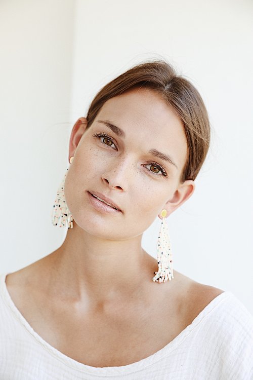 
                  
                    Annie Beaded Fringe Earring by 2nd Story Goods
                  
                