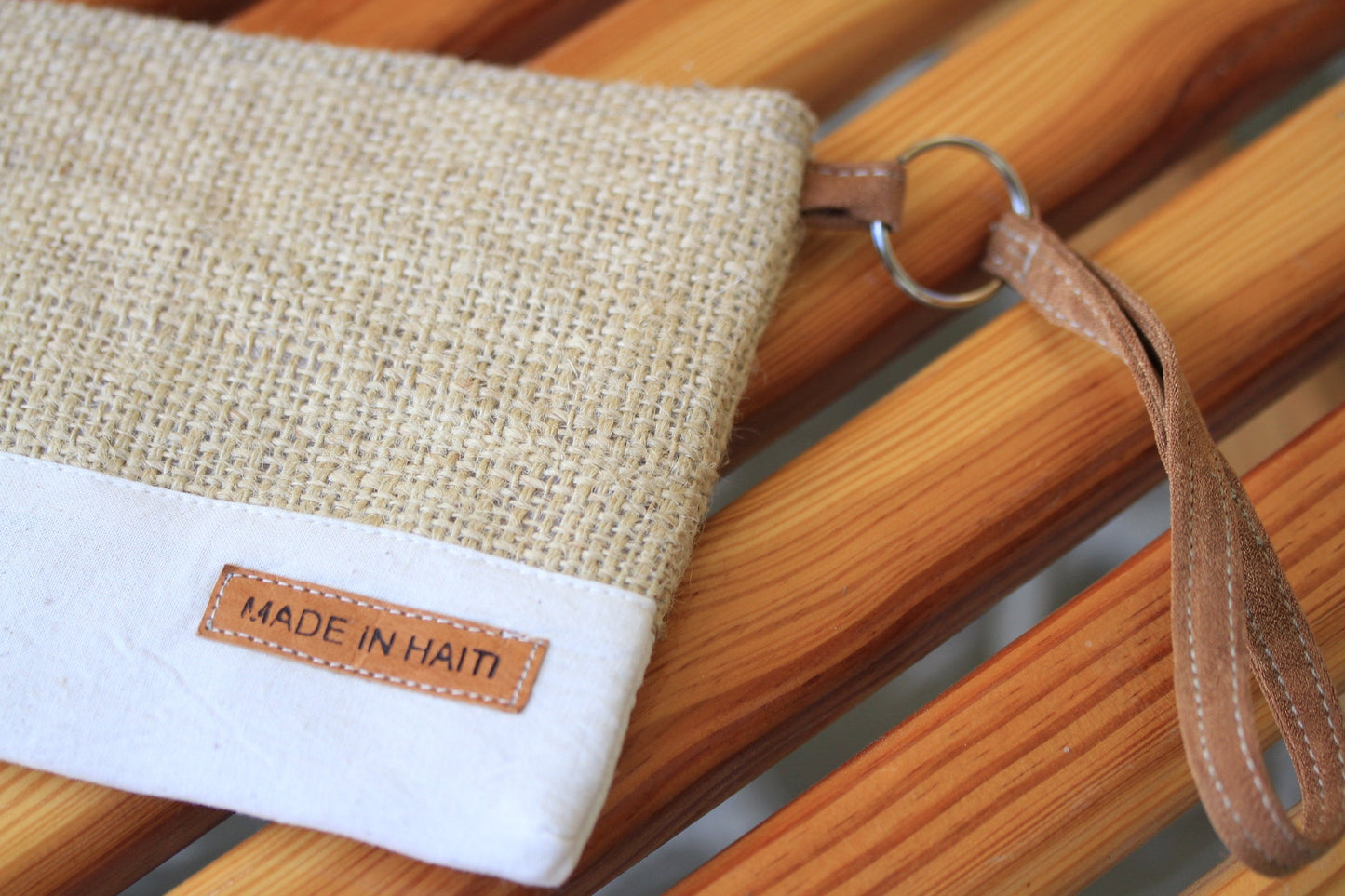 
                  
                    Burlap Wristlet by 2nd Story Goods
                  
                