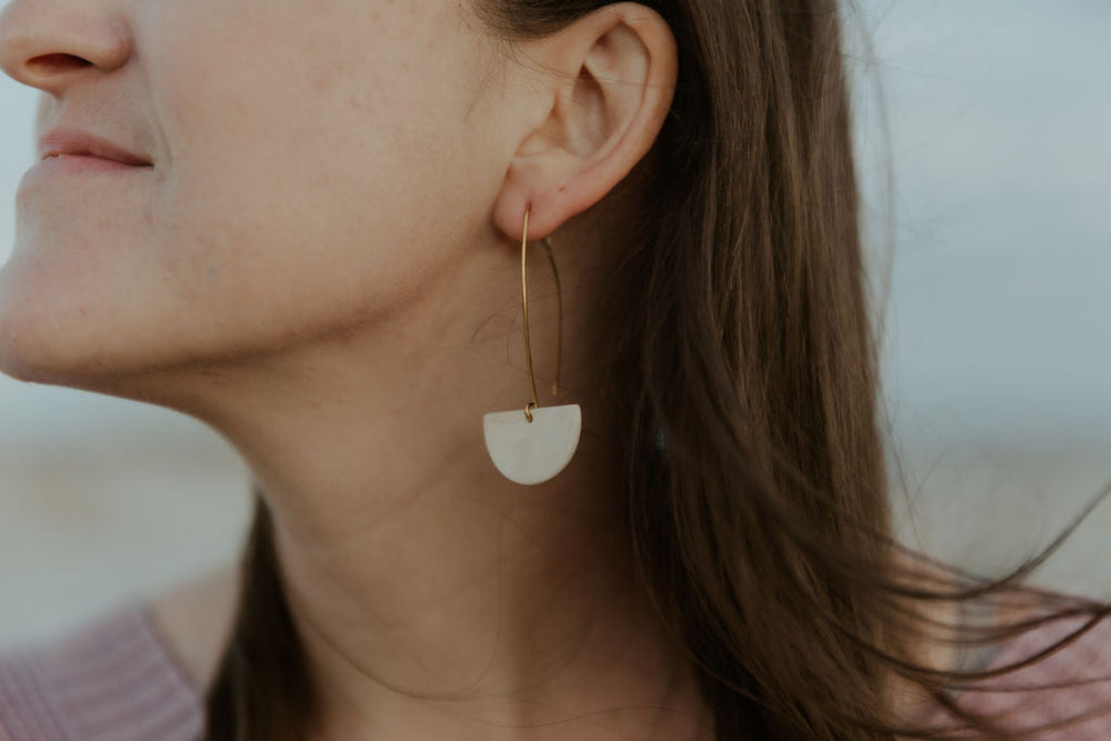 
                  
                    Marquise Moon Earring by 2nd Story Goods
                  
                
