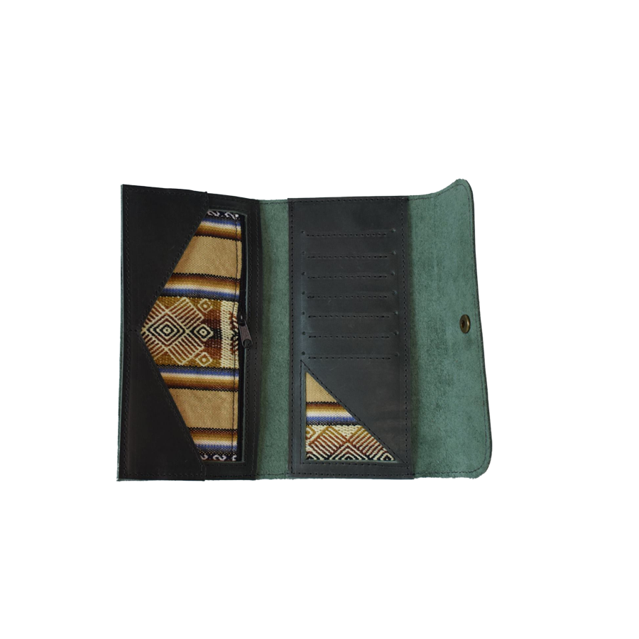 
                  
                    Leather Wallet in Emerald by SutiSana
                  
                