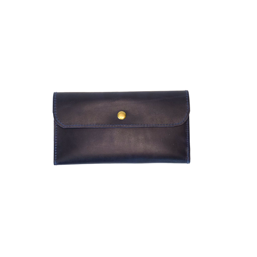 
                  
                    Leather Wallet in Navy by SutiSana
                  
                