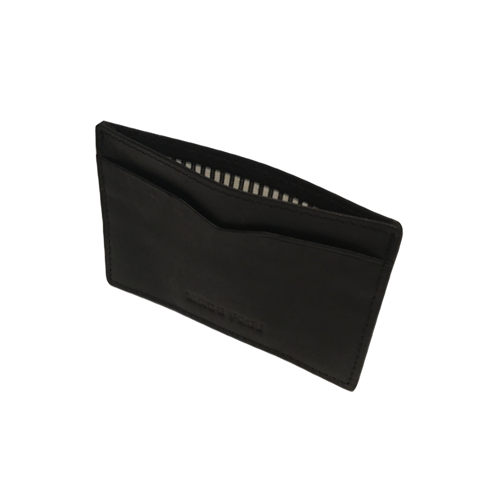 CARD WALLET BLACK by MADE FREE®