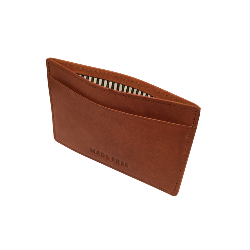 CARD WALLET CAMEL by MADE FREE®