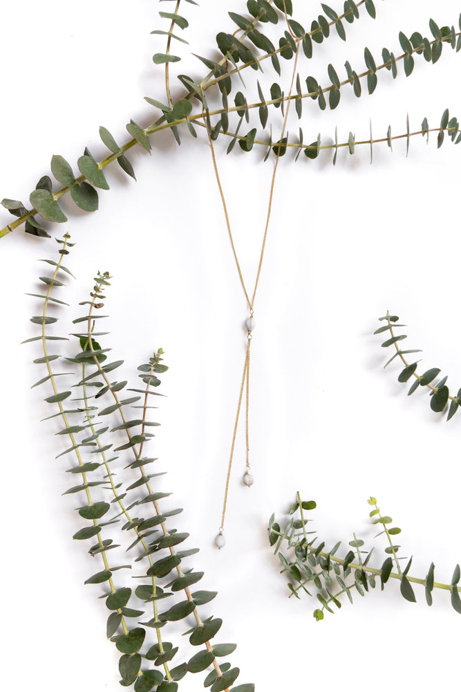 
                  
                    Majok Lariat Necklace by 2nd Story Goods
                  
                