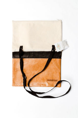 
                  
                    Canvas Leather Fold Over Bag by 2nd Story Goods
                  
                