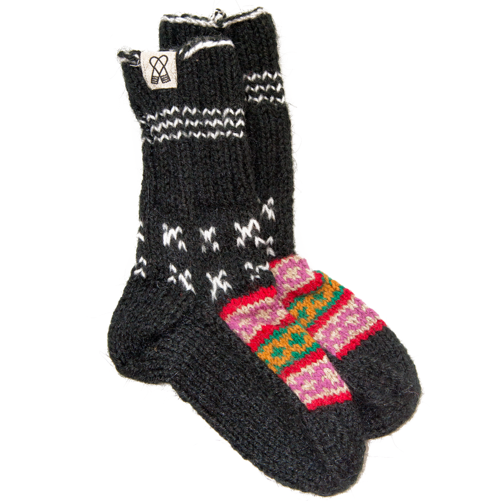 Pahari (Mountain People) - Children's Socks by Fazl