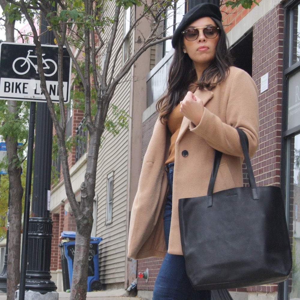 
                  
                    DAY TOTE LEATHER BLACK by MADE FREE®
                  
                