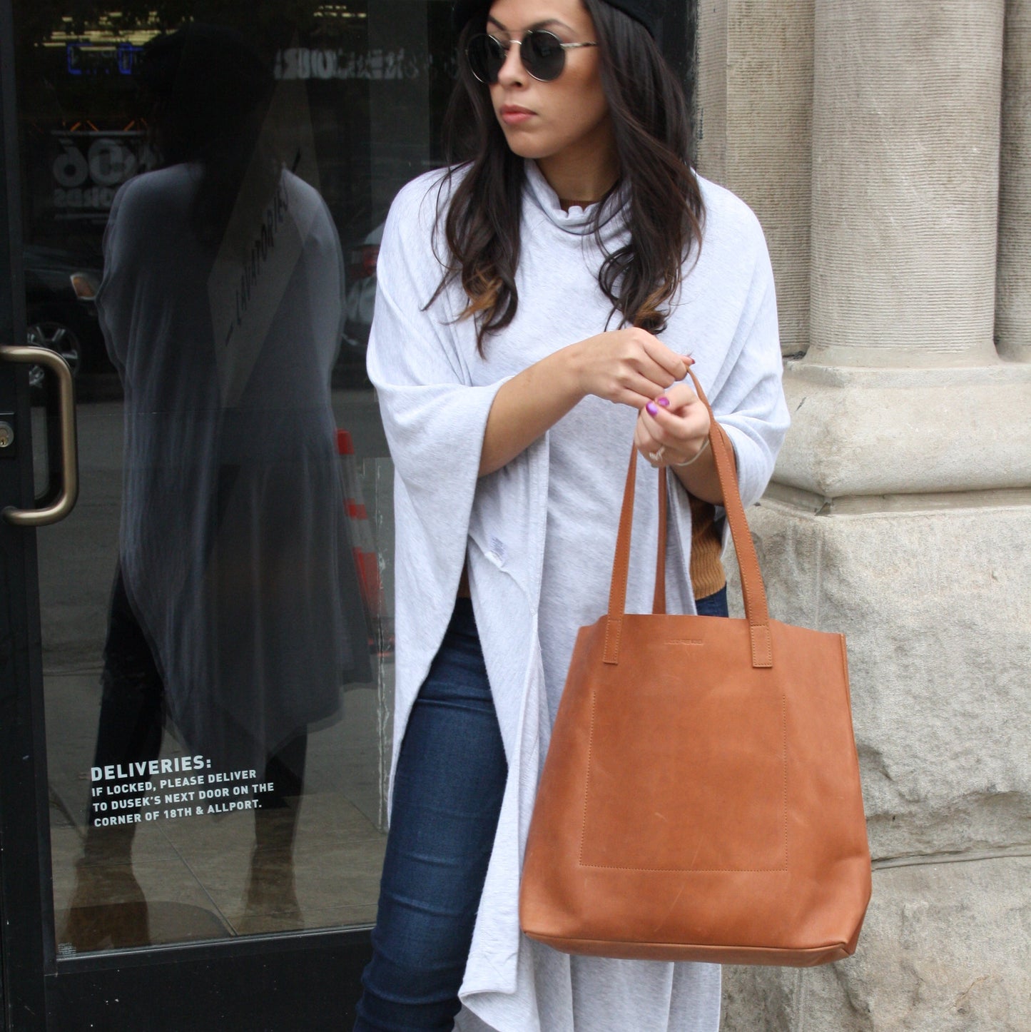 
                  
                    DAY TOTE LEATHER CAMEL by MADE FREE®
                  
                