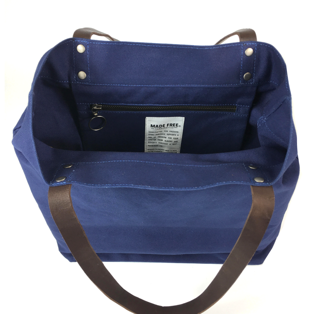 
                  
                    DAY TOTE INDIGO by MADE FREE®
                  
                