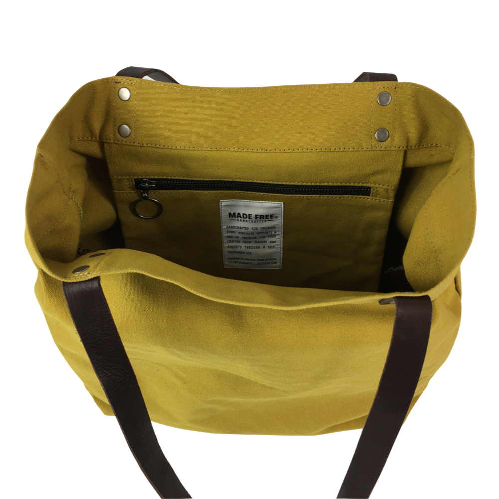 
                  
                    DAY TOTE MUSTARD by MADE FREE®
                  
                