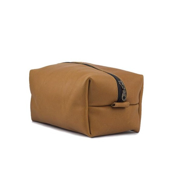 Dopp Kit in Camel by SutiSana