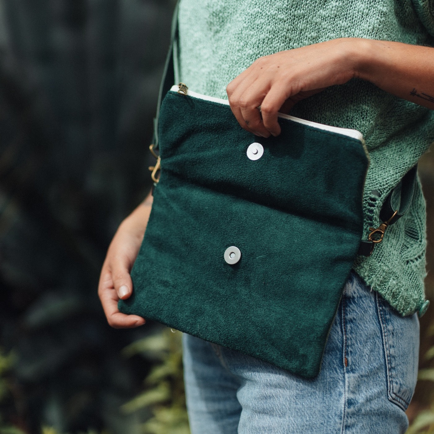 
                  
                    Fundamental Crossbody in Jacaranda by SutiSana
                  
                