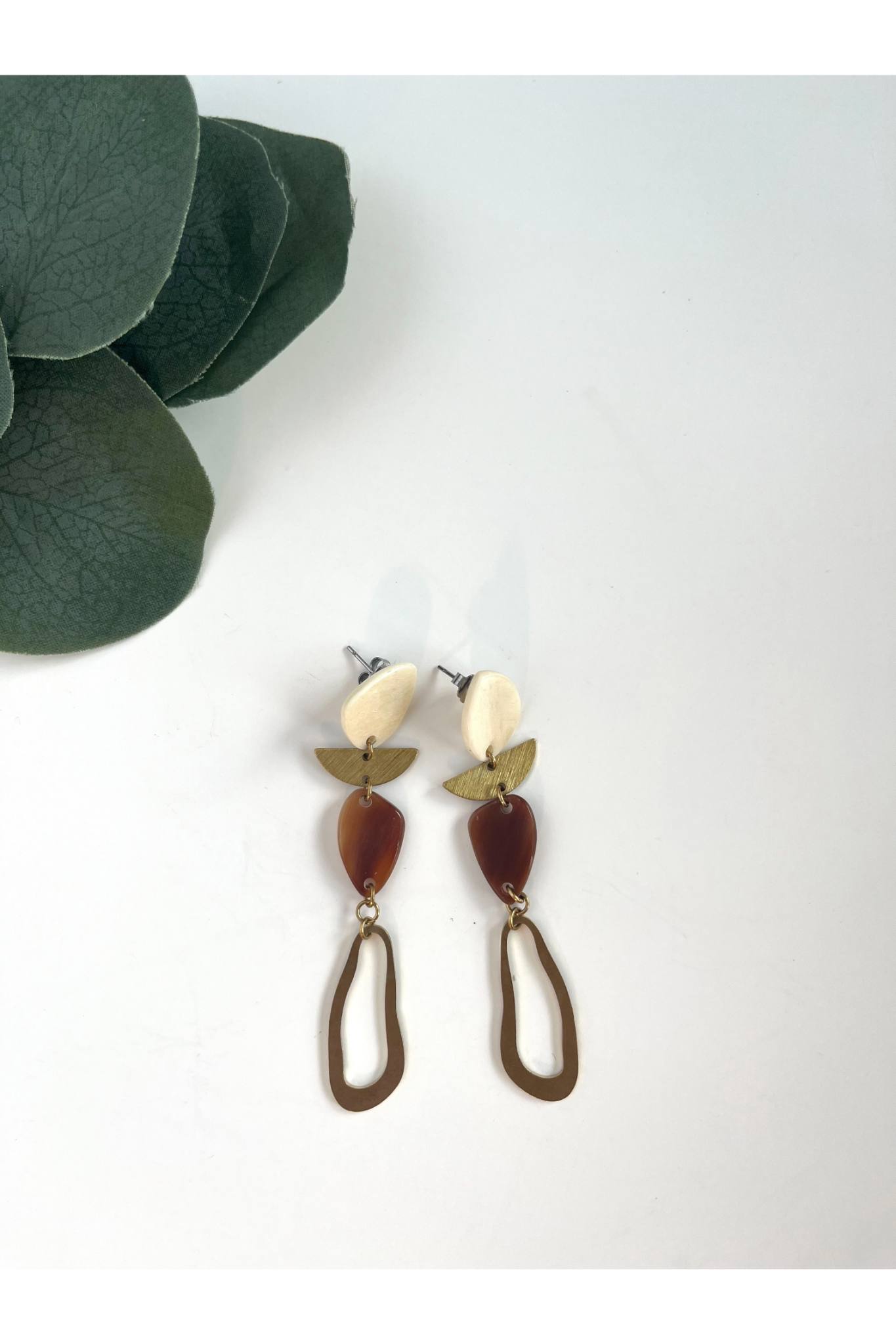 
                  
                    Katia Horn Earrings by 2nd Story Goods
                  
                