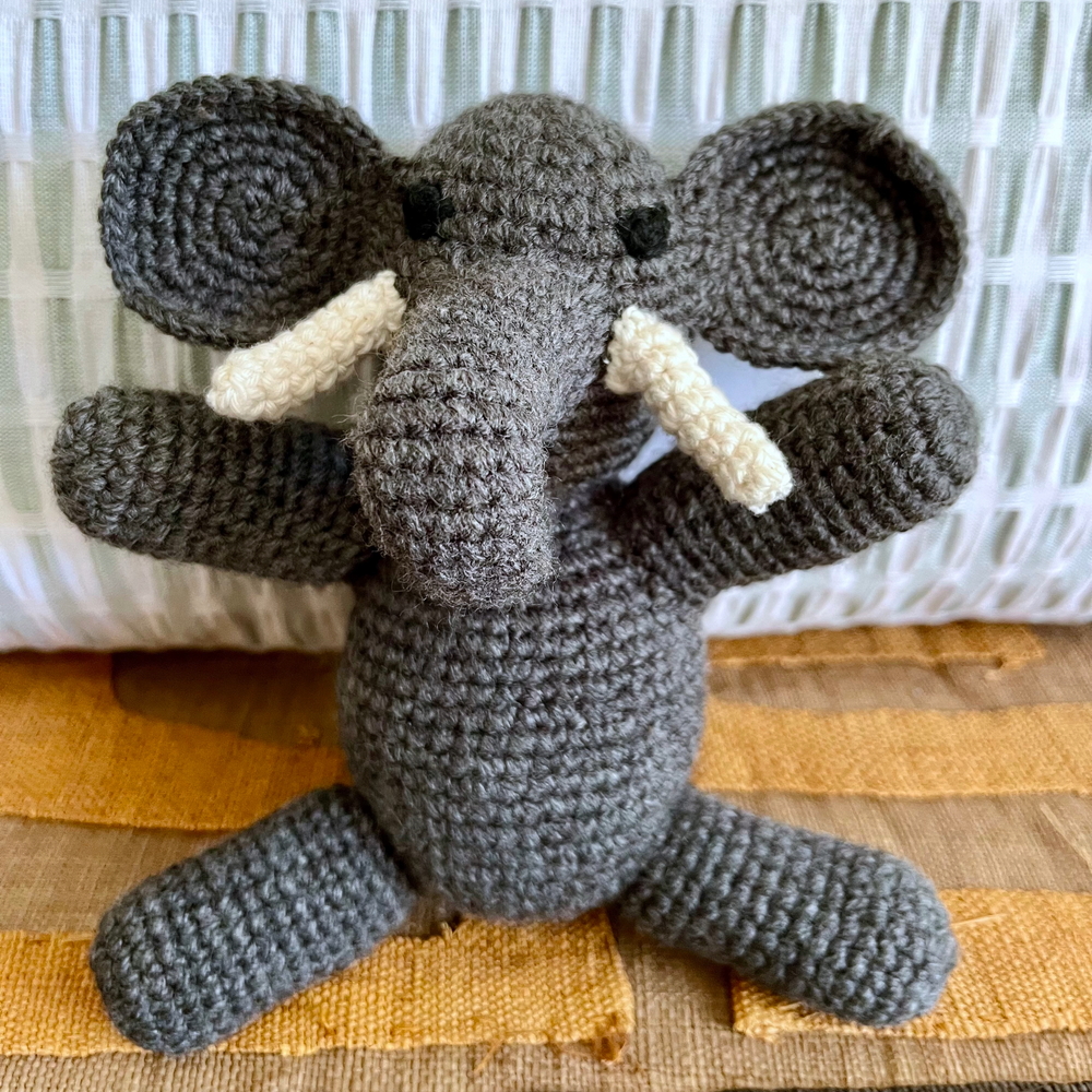 Crochet Elephant Teddy by Handicraft Soul