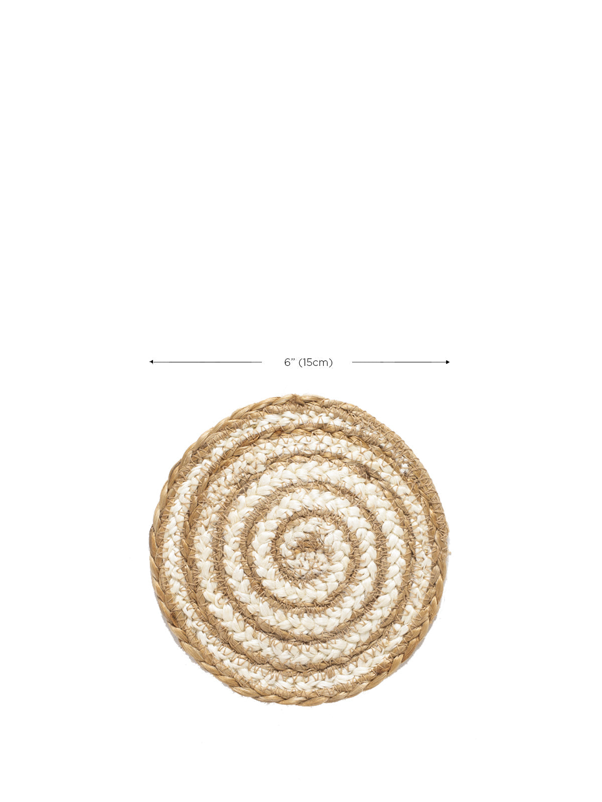 
                  
                    Kata Spiral Coaster Trivet - Natural (Set of 4) by KORISSA
                  
                