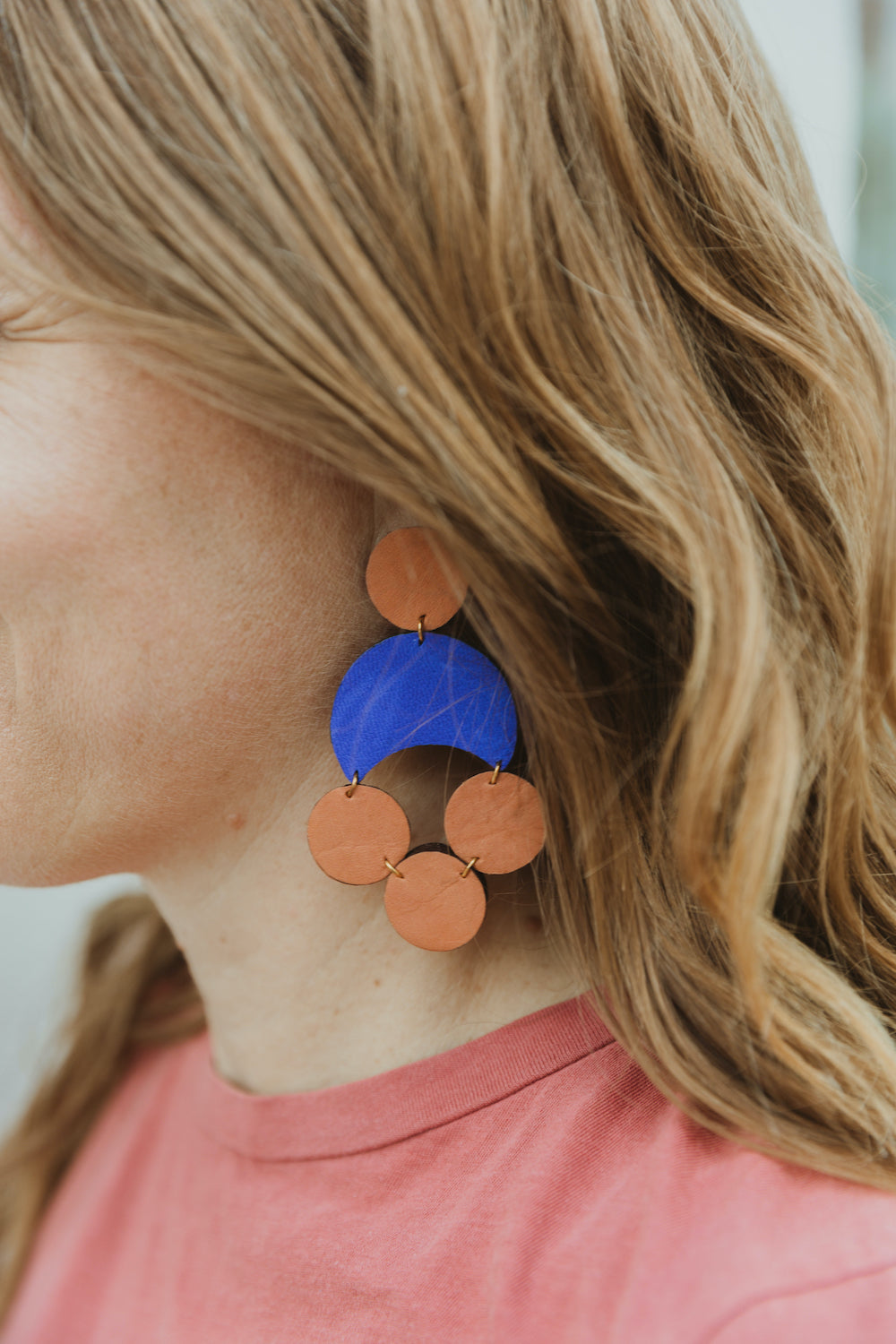 
                  
                    Kavakia Leather Earring by 2nd Story Goods
                  
                