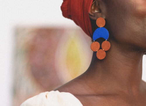 
                  
                    Kavakia Leather Earring by 2nd Story Goods
                  
                
