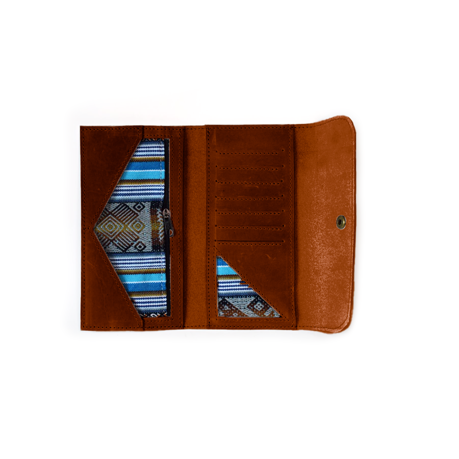 
                  
                    Leather Wallet in Cognac by SutiSana
                  
                