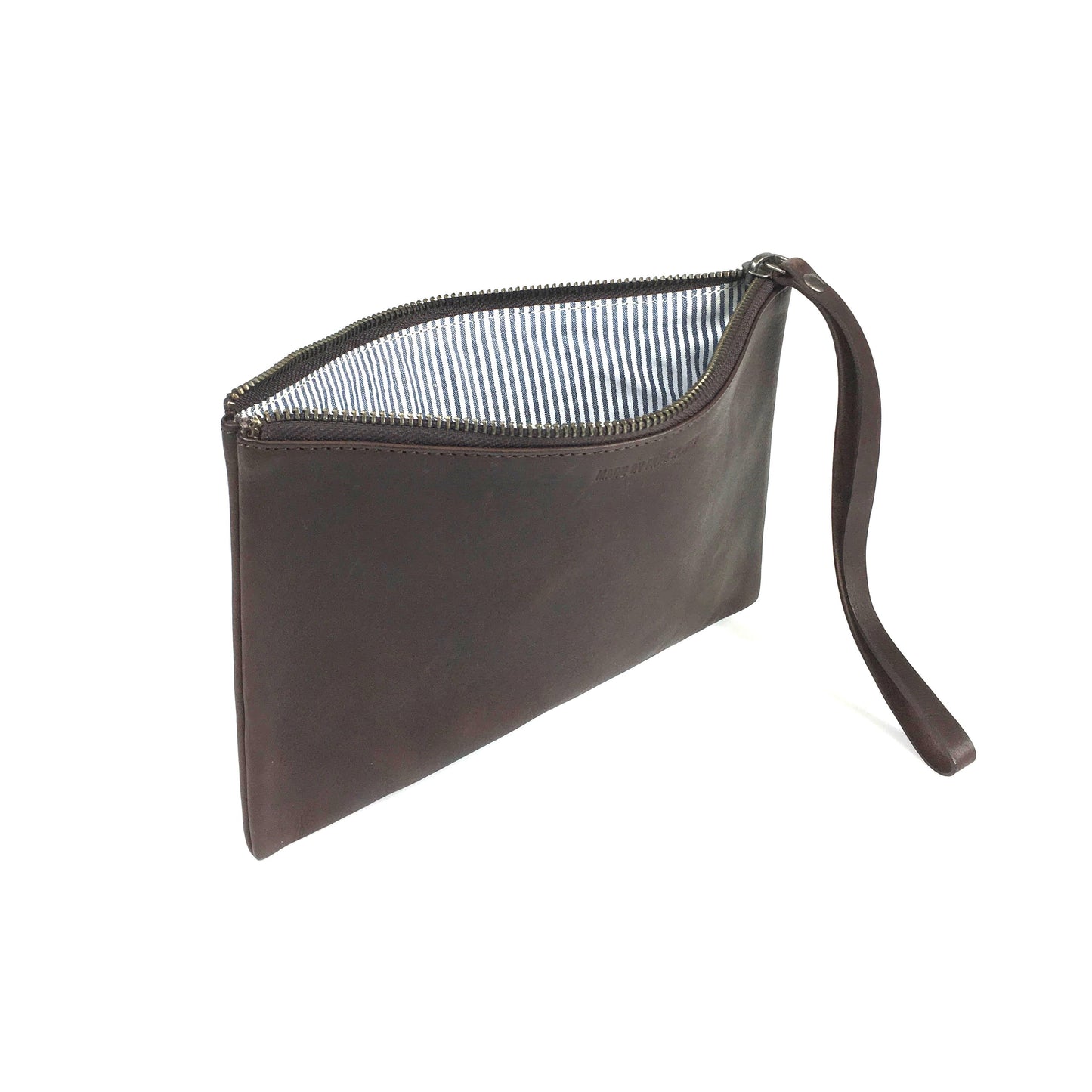 
                  
                    LEATHER CLUTCH BROWN by MADE FREE®
                  
                