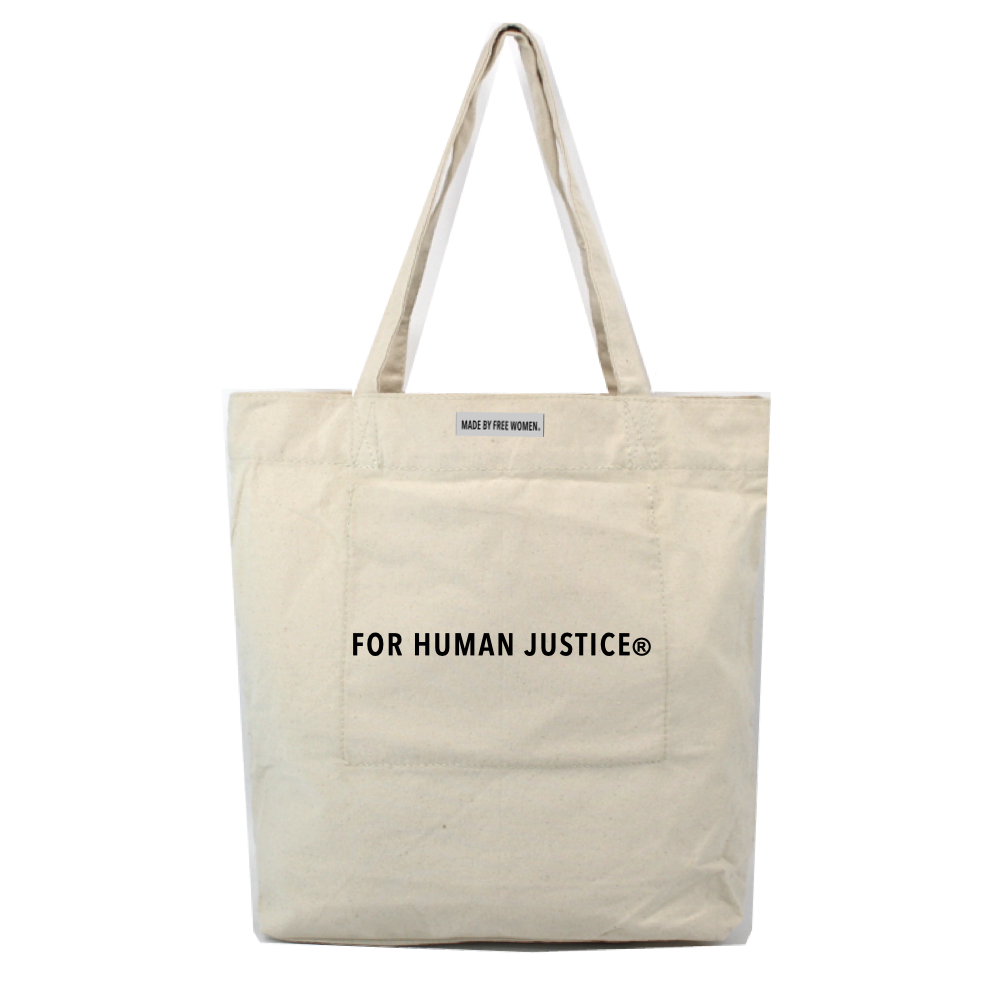 MARKET TOTE FOR HUMAN JUSTICE by MADE FREE®