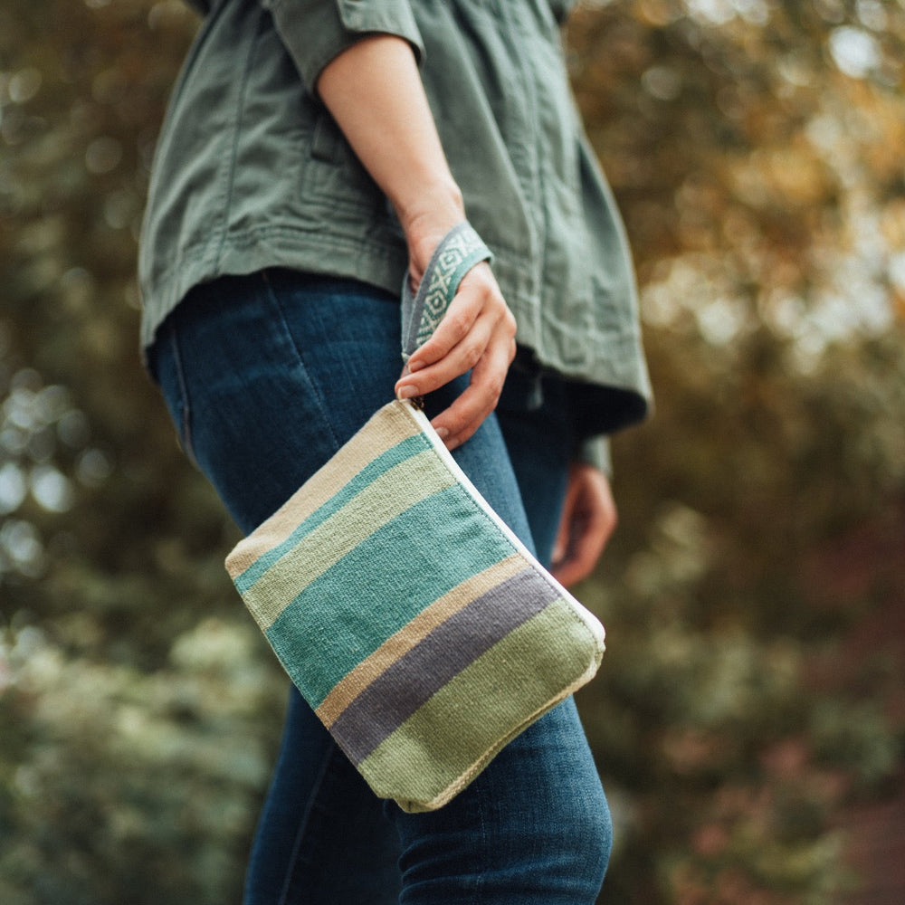 Makeup Pouch in Jacaranda by SutiSana