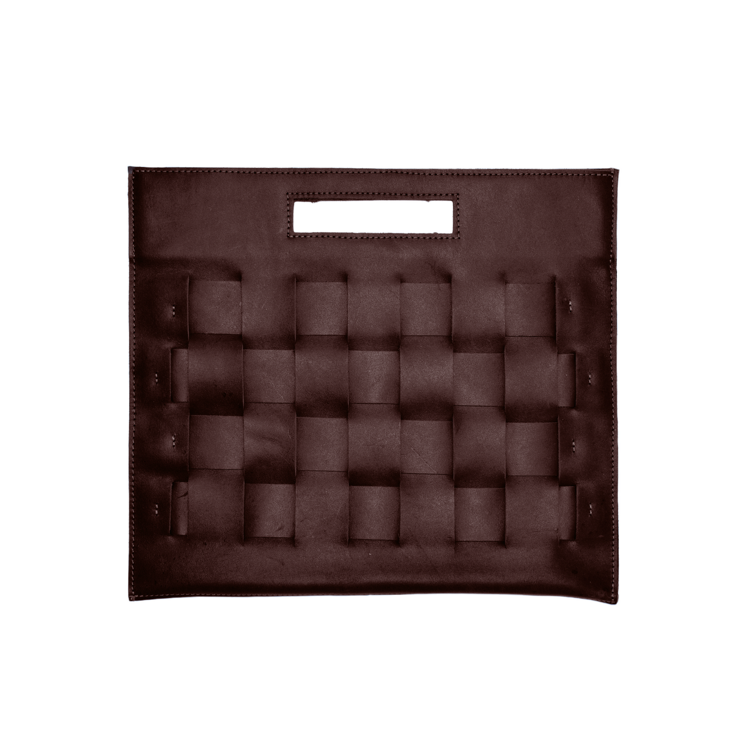 
                  
                    Woven Laptop Clutch in Walnut by SutiSana
                  
                