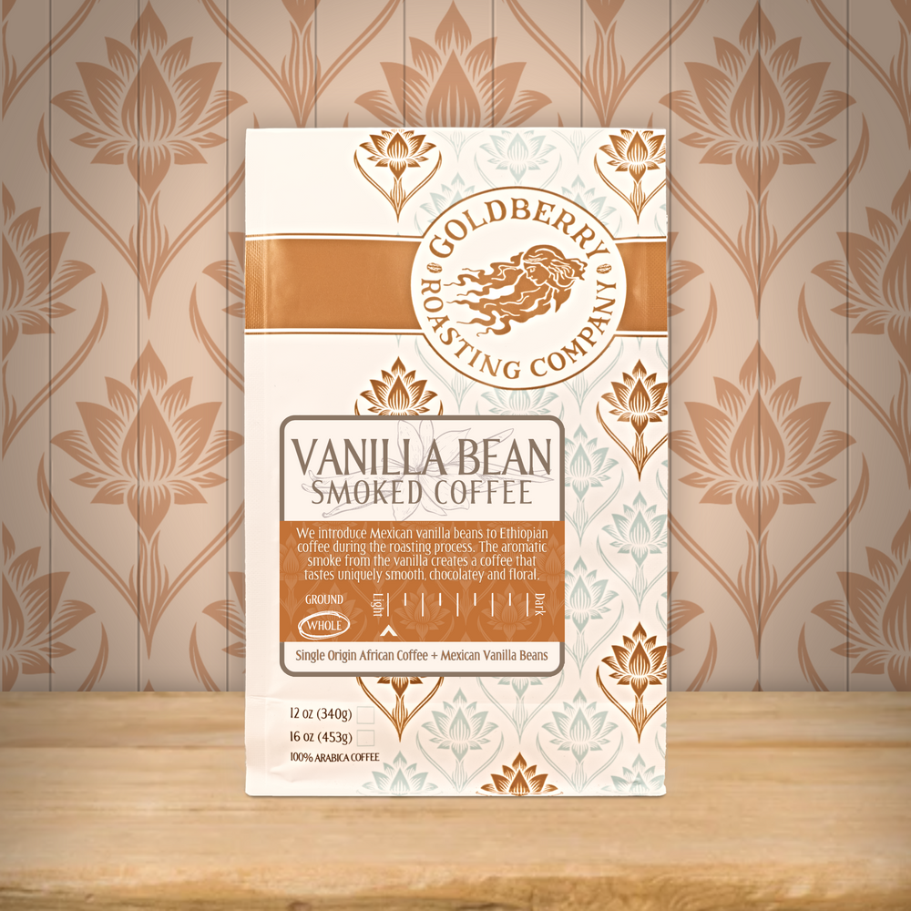 Vanilla Bean Smoked Coffee by Goldberry Roasting Company