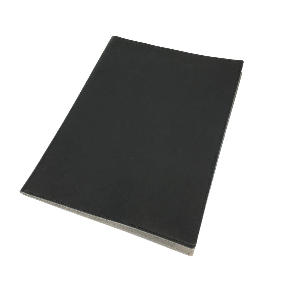 LEATHER PORTFOLIO BLACK by MADE FREE®
